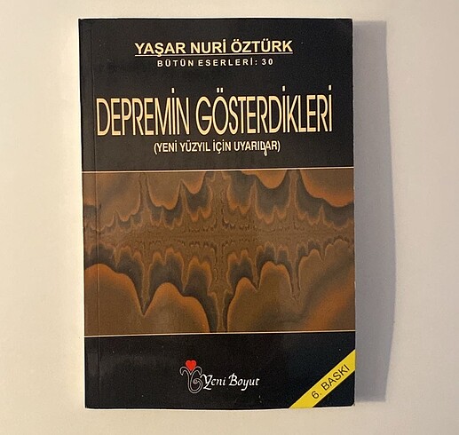 Yaşar Nuri Öztürk Depremin Gösterdikleri