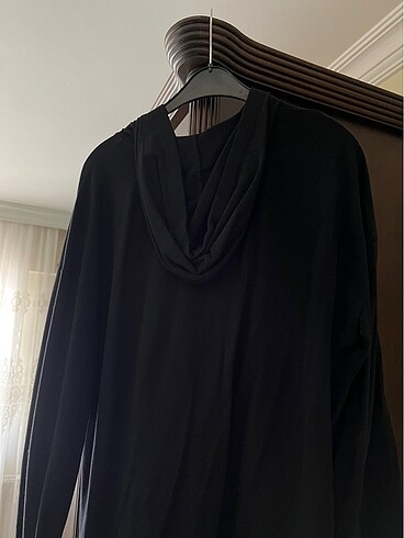 xl Beden siyah Renk Siyah kapşonlu sweat