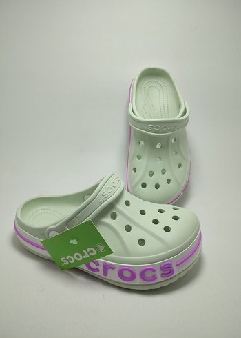 Crocs Beyaz Renkli Kadın Terlik
