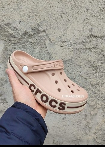 Crocs Kadın Bej Platform Terlik