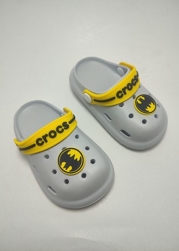 Crocs Gri Çocuk Crocs Batman Desenli Terlik