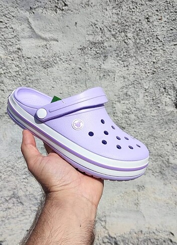 39 Beden mor Renk BAYAN CROCS TERLİK