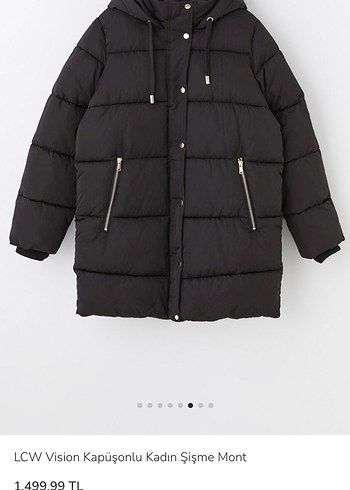 Siyah kadın şişme mont - Görsel 4