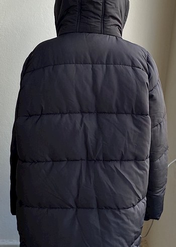 Siyah kadın şişme mont - Görsel 8