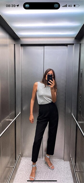 Zara yüksek bel pantolon