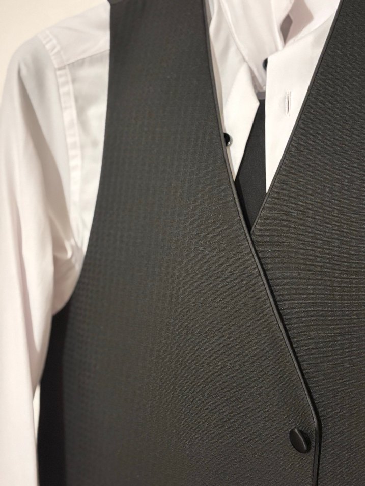 KİĞILI DAMATLIK/SMOKİN SİYAH - Görsel 2