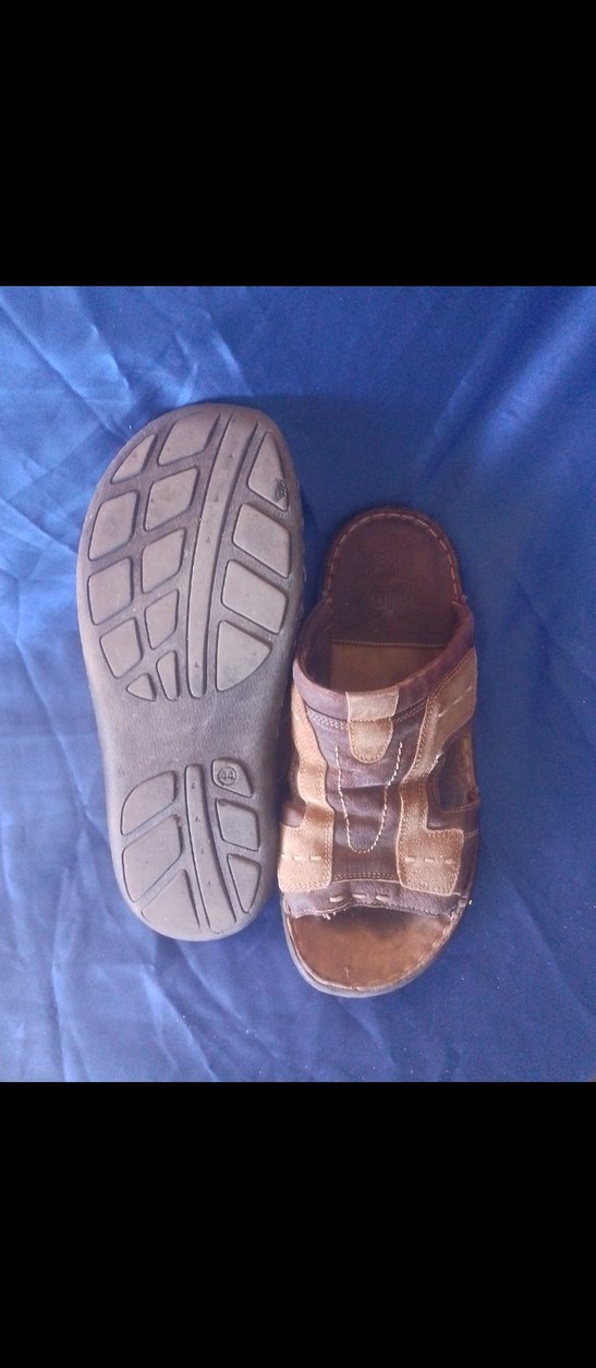 Kahverengi Deri Erkek Sandalet 44no - Görsel 5