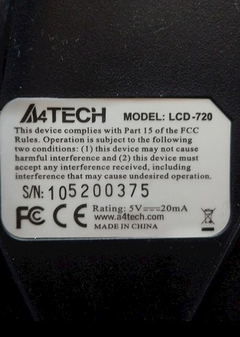 A4 tech klavye ps2 uçlu açıklama okuyunuz - Görsel 5