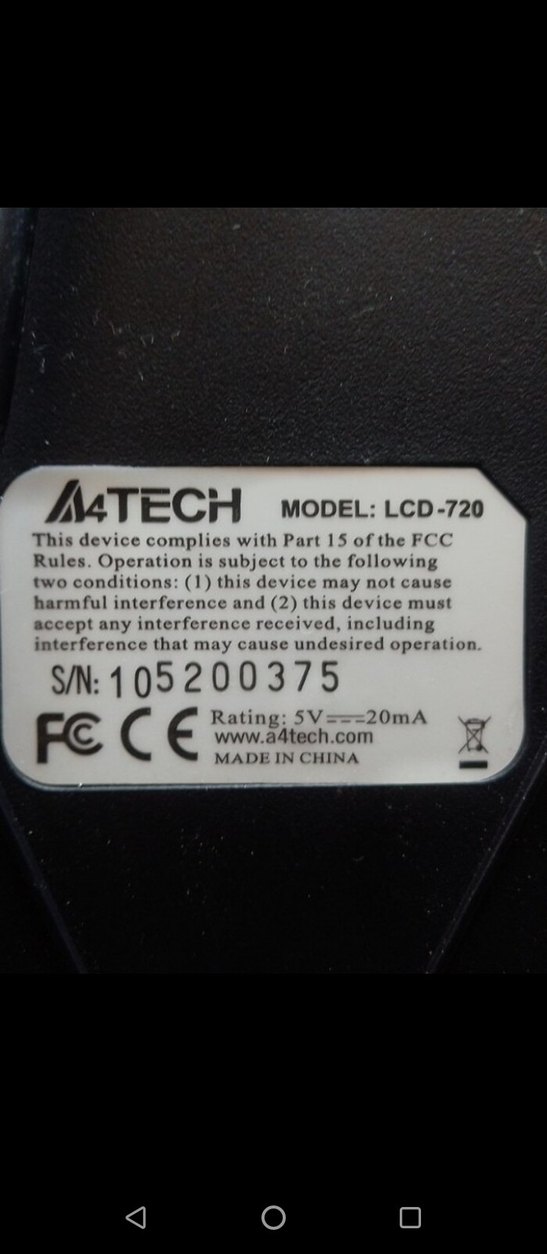 A4 tech klavye  ps2 uçlu açıklama okuyunuz - Görsel 5