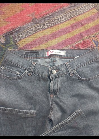 levi 501 kot pantolon 34/34 beden açıklama okuyunuz - Görsel 5