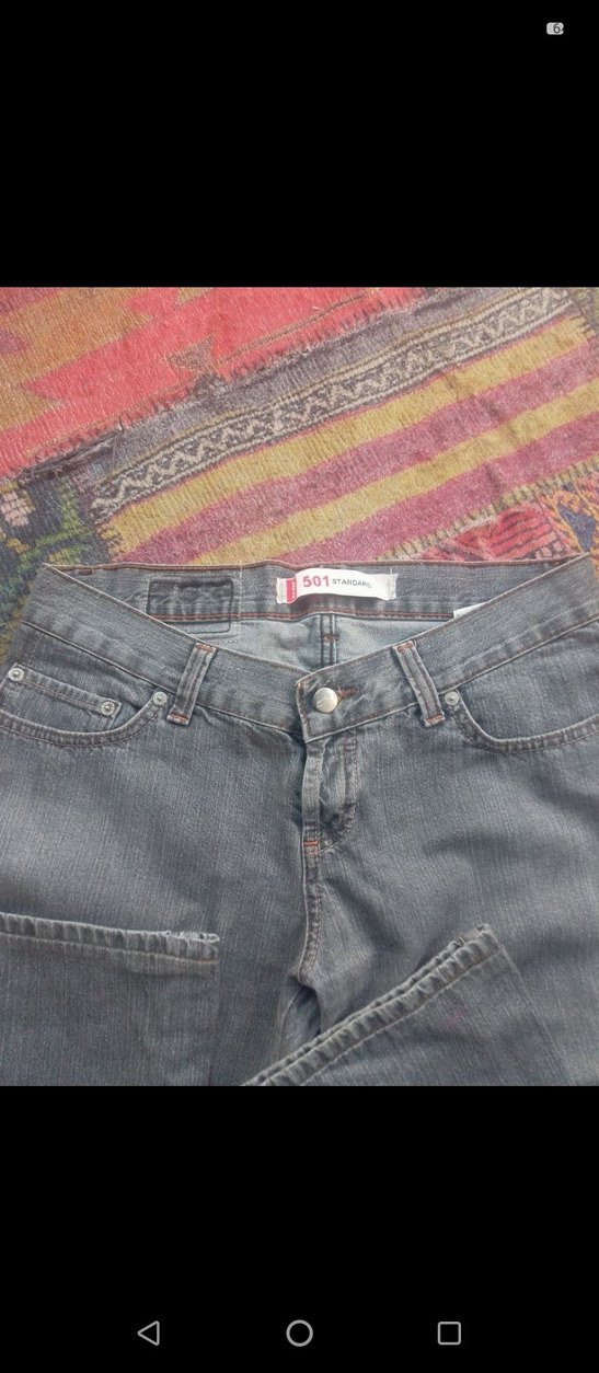 levi 501 kot pantolon 34/34 beden açıklama okuyunuz - Görsel 5
