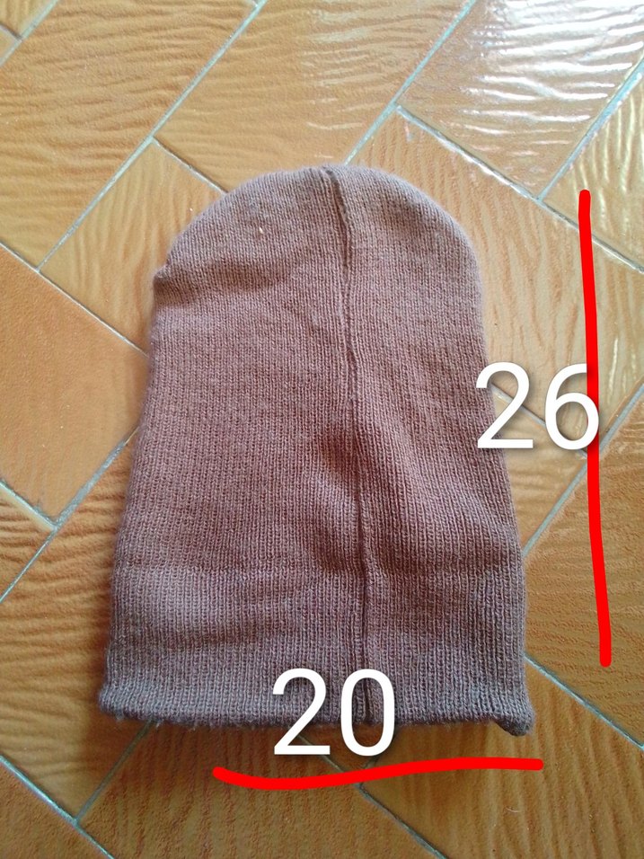 Erkekler için kahve bere ölçü 26*20 - Görsel 2