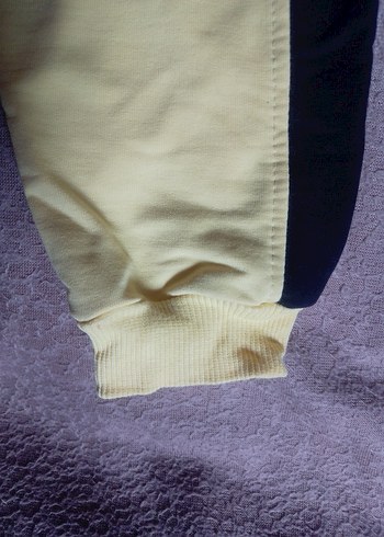 Sarı Siyah Kız Çocuk Rahat Eşofman Altı - Görsel 6