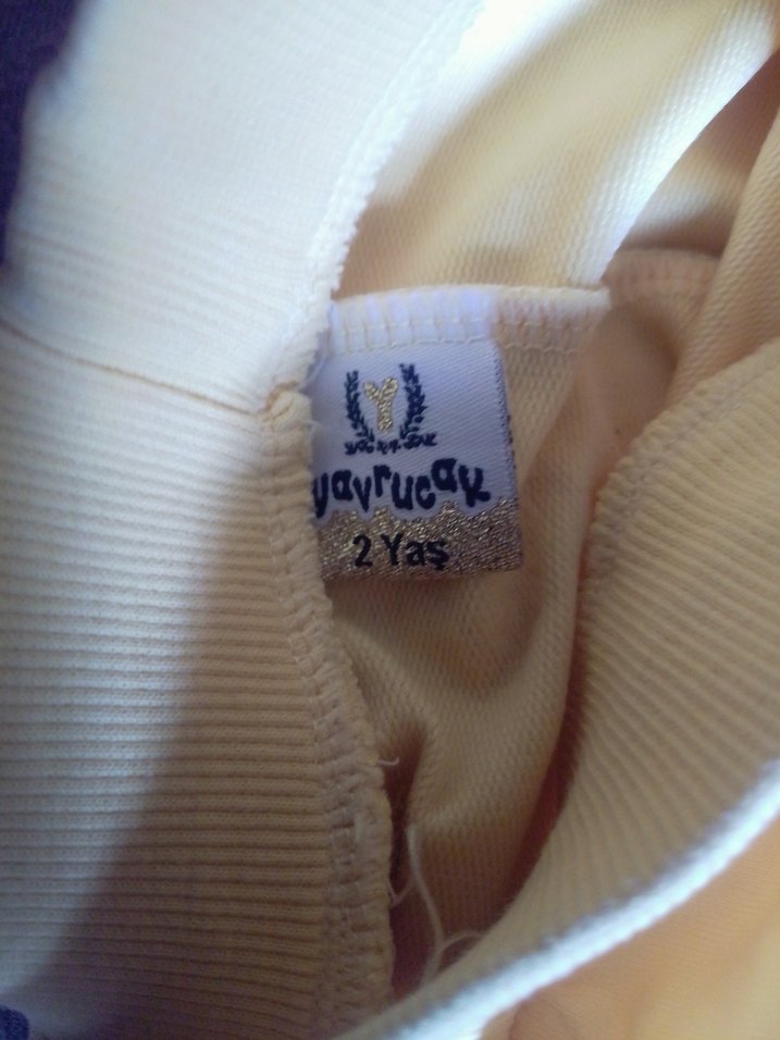 Sarı Siyah Kız Çocuk Rahat Eşofman Altı - Görsel 5