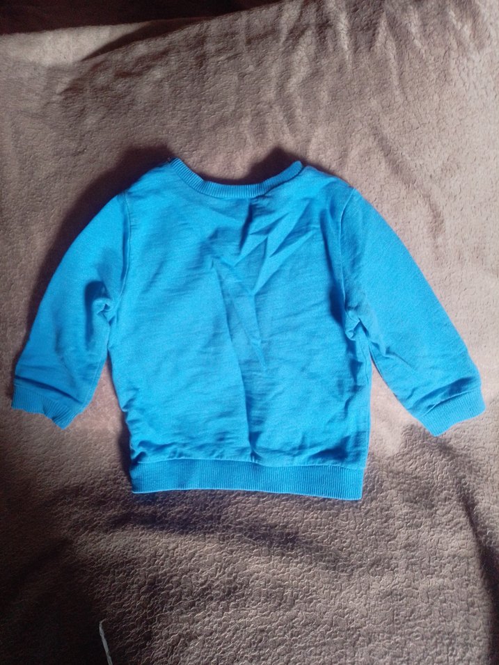 Mavi Erkek Çocuk Düğmeli Sweatshirt - Görsel 4