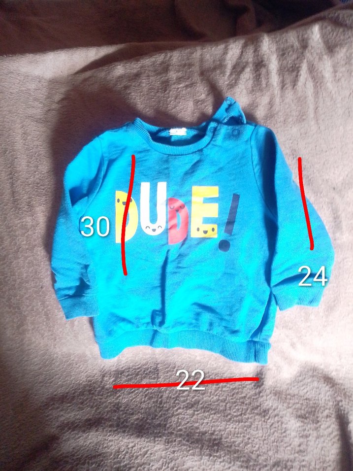 Mavi Erkek Çocuk Düğmeli Sweatshirt - Görsel 3