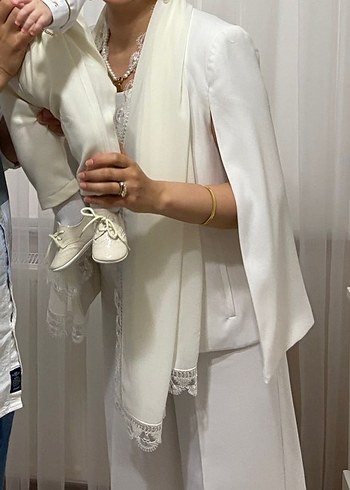 Zara beyaz takım elbise - Görsel 3