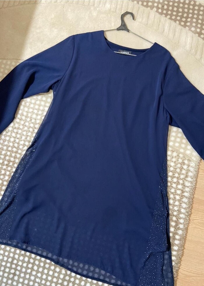 Büyük beden abiye tunik - Görsel 2