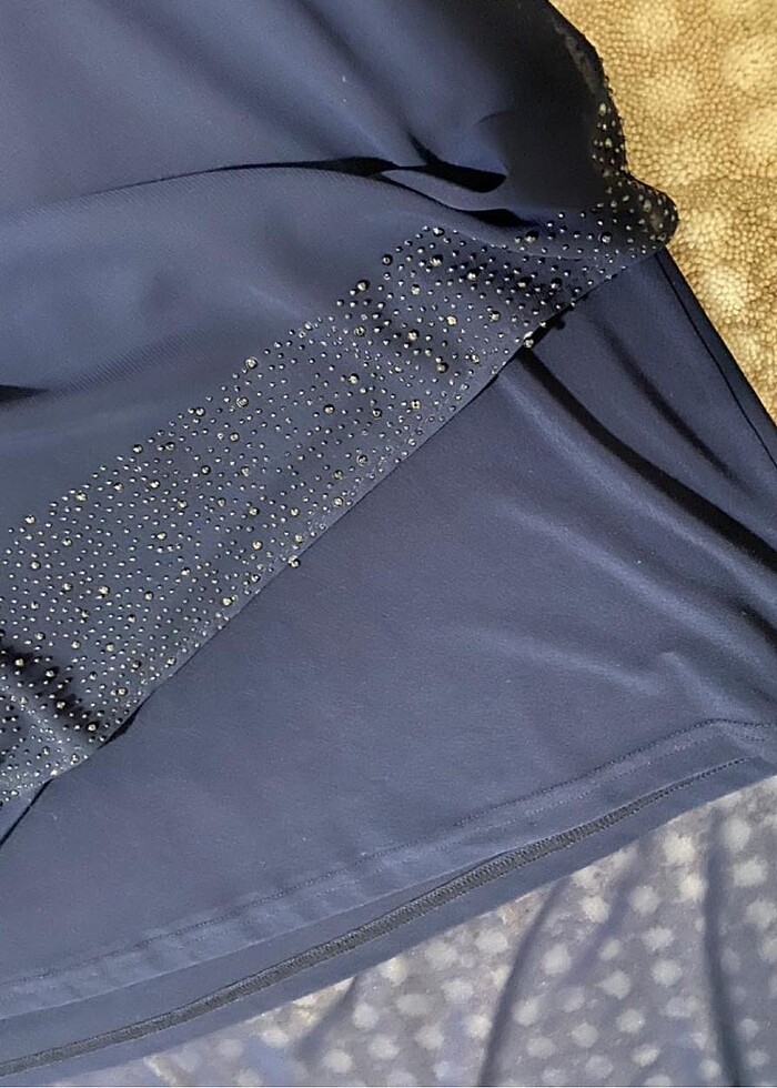 Büyük beden abiye tunik - Görsel 4