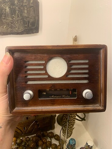 Nostaljik radyo ahşap