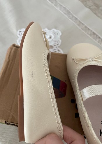 H&M H&M Beyaz Kız Çocuk Babet Ayakkabı