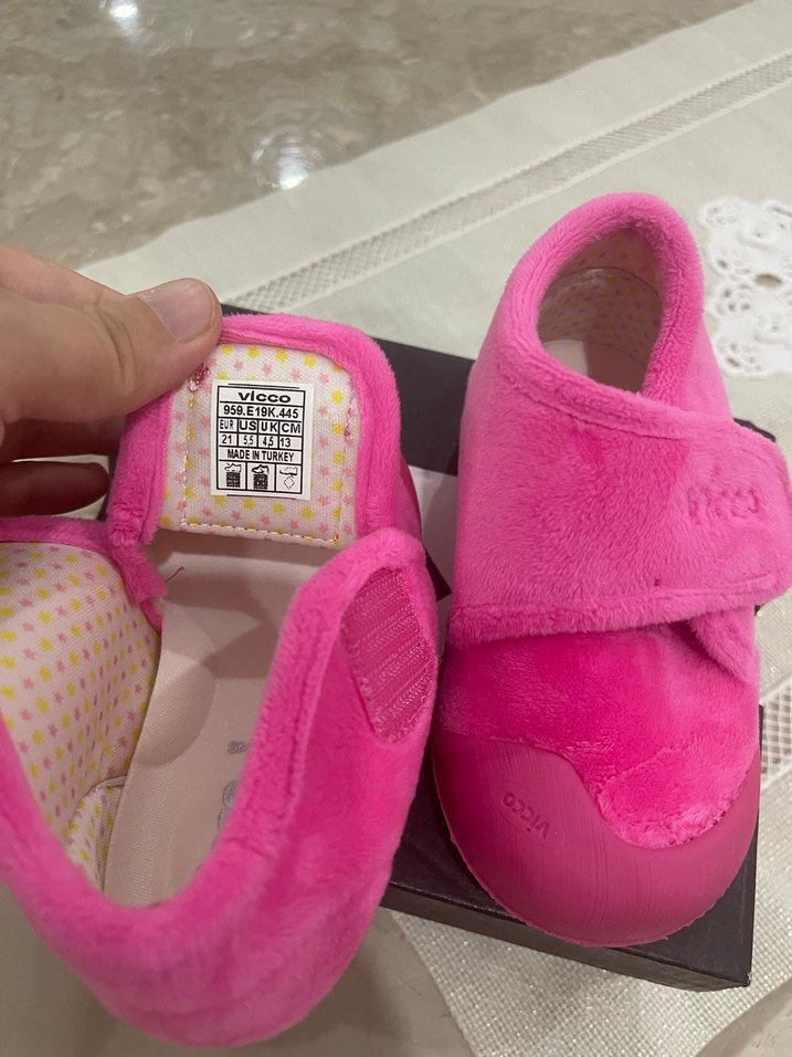 Kız Çocuk Pembe Sıcak Terlik Vicco - Görsel 5