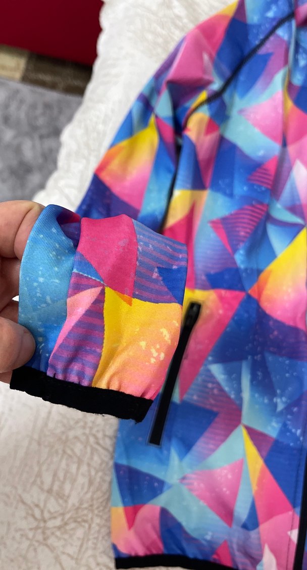 Renkli Tie-Dye Fermuarlı Kadın Spor Takımı - Görsel 5