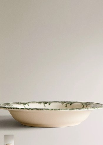 Zara Home Zara home çiçekli Derin Tabak