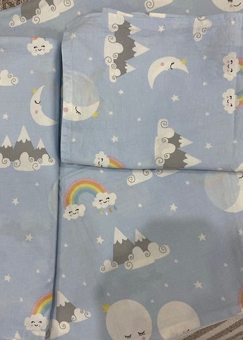 Pastel Mavi Baskılı Çocuk Nevresim Seti - Görsel 3