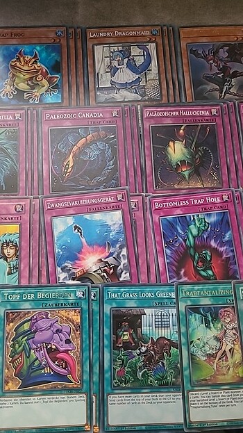 Beden Renk Yugioh Paleo Deck almanca/ingilizce