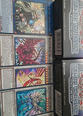 Beden Yugioh Blue Eyes White Destiny + extra deck kartlar