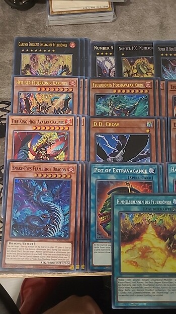 Yugioh Fire Kings Deck almanca/ingilizce