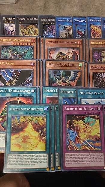 Beden Yugioh Fire Kings Deck almanca/ingilizce