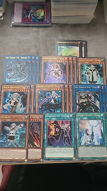 Yugioh Sky Striker kartlari