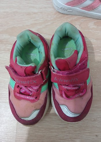 Kız Çocuk Pembe Cırt Cırtlı Spor Ayakkabı - Görsel 2