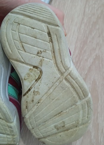 Kız Çocuk Pembe Cırt Cırtlı Spor Ayakkabı - Görsel 4