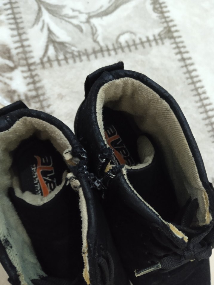 Siyah Süet Kadın Dolgu Topuklu Bot - Görsel 4