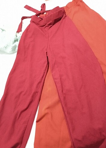 3 TANE YAZLIK PANTALON