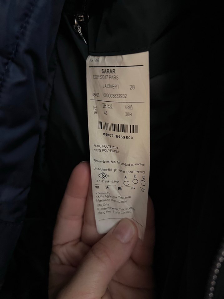 Şehir Stiline Uygun Siyah Kışlık Parka — görsel 9/10