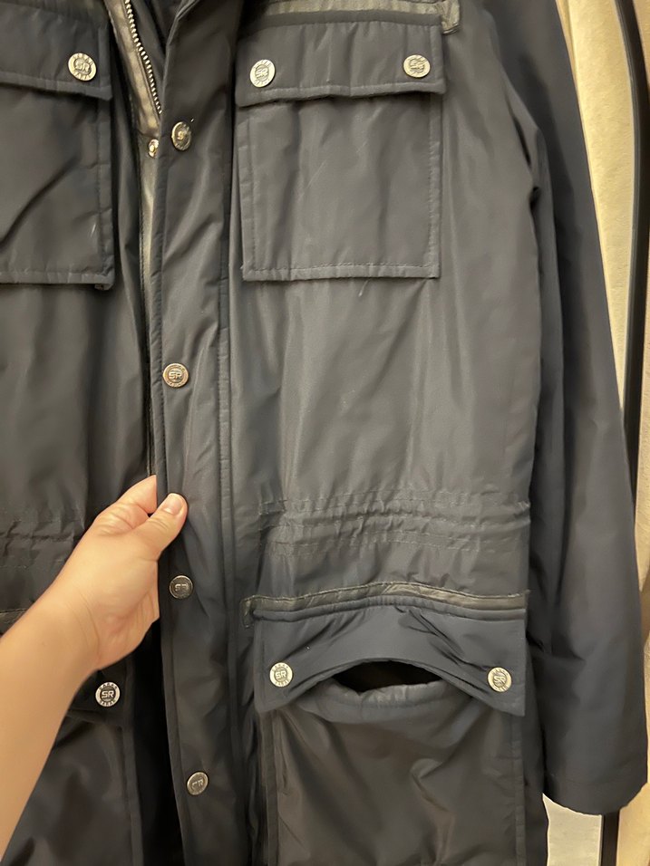 Şehir Stiline Uygun Siyah Kışlık Parka — görsel 7/10