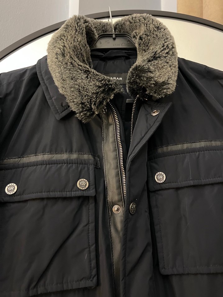 Şehir Stiline Uygun Siyah Kışlık Parka — görsel 5/10