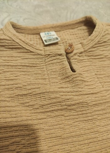 12-18 Ay Beden camel Renk Sweatshirt
