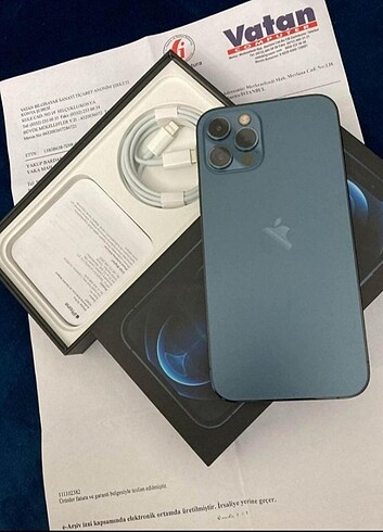 VATAN DAN ALINMA İPHONE 12 PRO MAX MAVİ 512GB TÜRKİYE' CİHAZI 