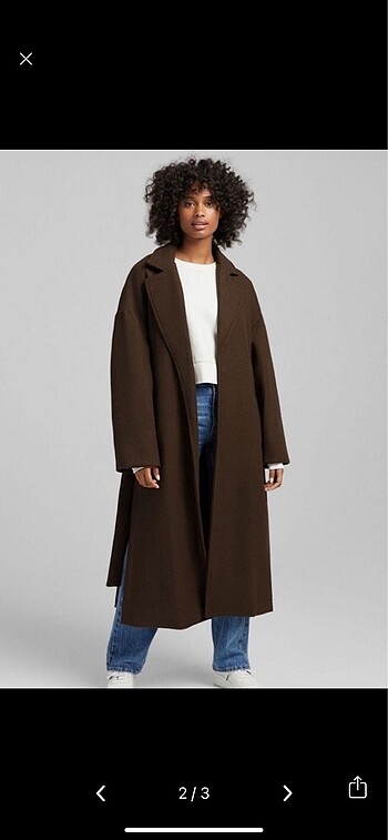 Bershka Bershka Kemerli Kaban