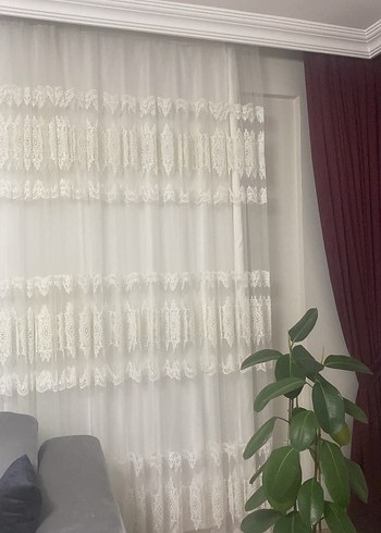 Bordo Modern Klasik Perde - Görsel 3