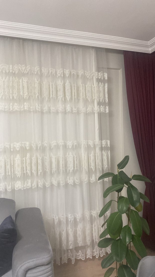 Bordo Modern Klasik Perde - Görsel 3