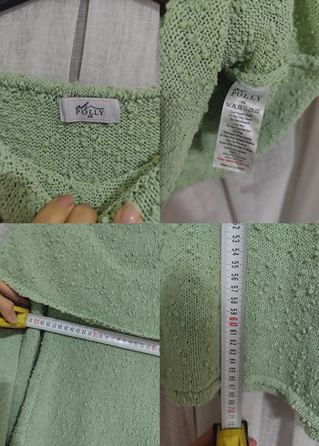 oh polly Uzun Kollu Madonna yaka Mini Triko Elbise - Görsel 8