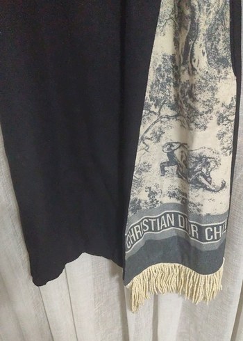 Christian Dior Siyah ve Desenli Kaban - Görsel 5