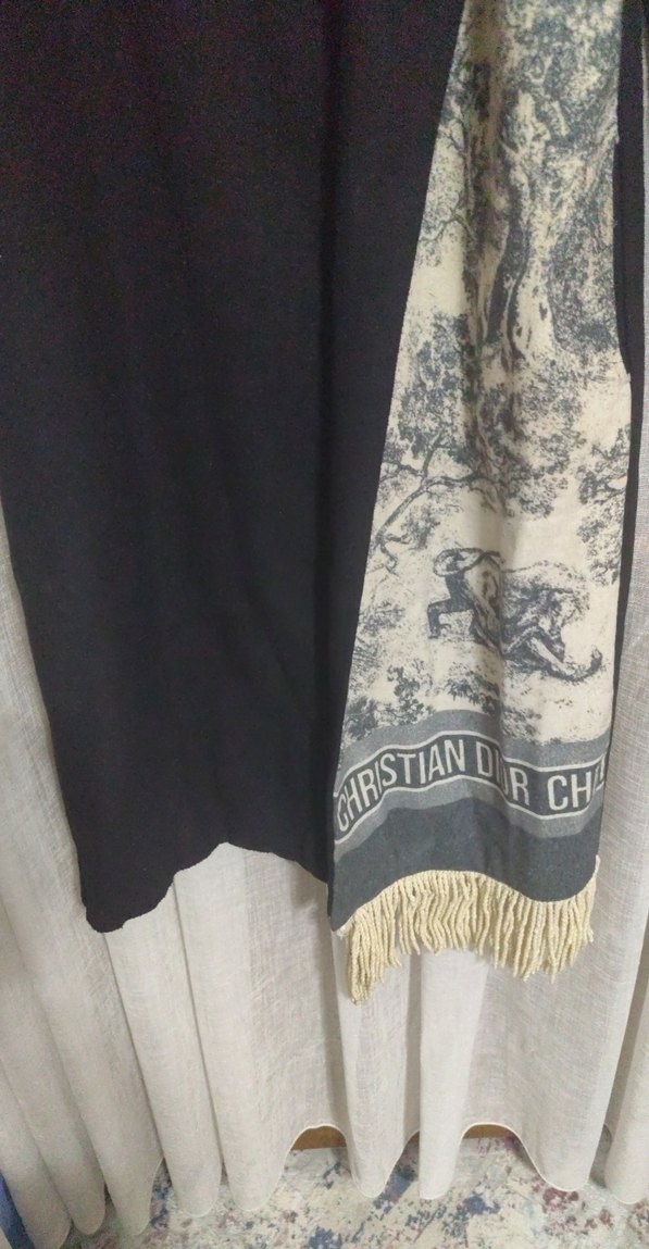 Christian Dior Siyah ve Desenli Kaban - Görsel 5