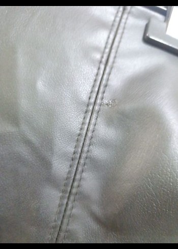 Siyah Deri Mini Etek - Görsel 4